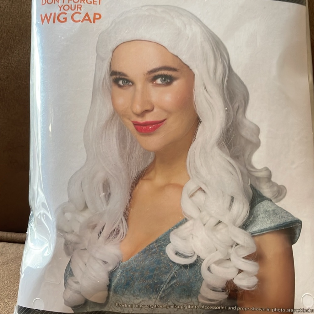 Way to Celebrate Halloween Long Wig With Braids Adult One Size NWT